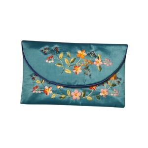 Women's Hand Embroidered Makeup Bag